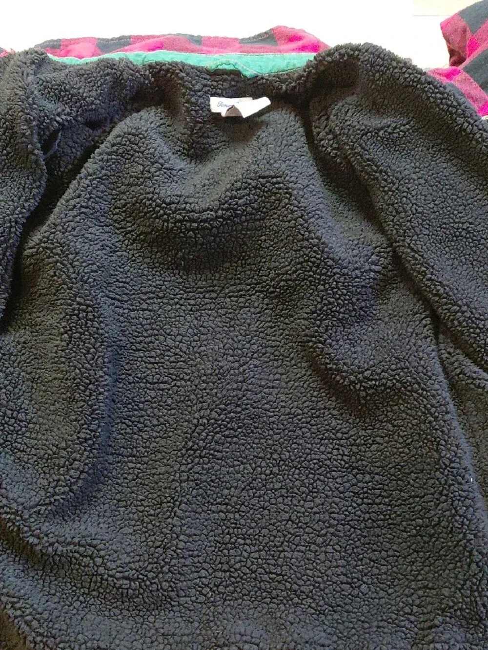 Tommy Bahama Red and Black Buffalo Plaid Kids Jacket Sz XL (14)